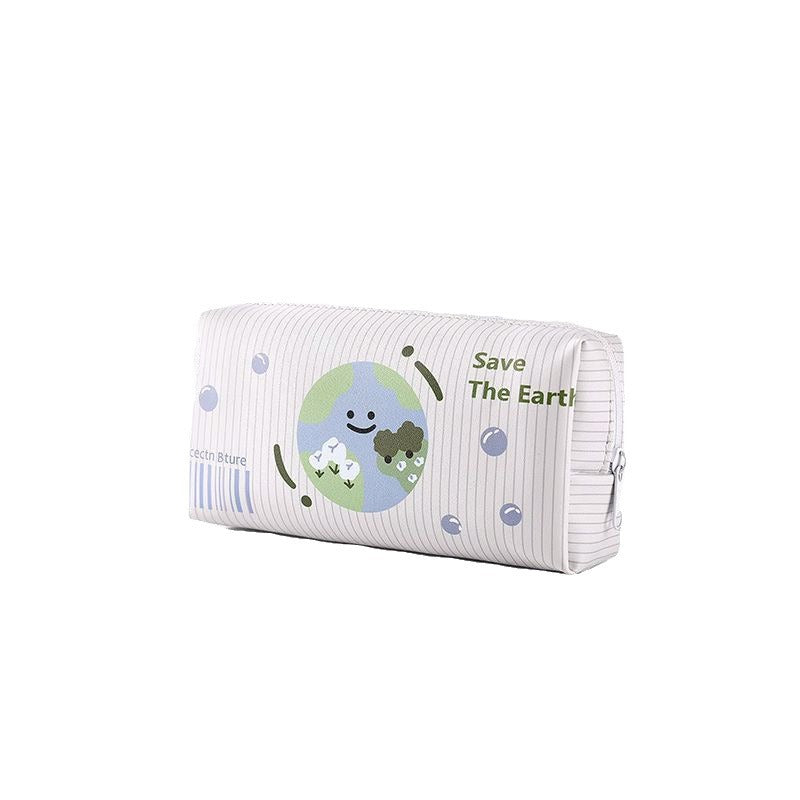 Eco-Friendly Earth-Themed Pencil Case