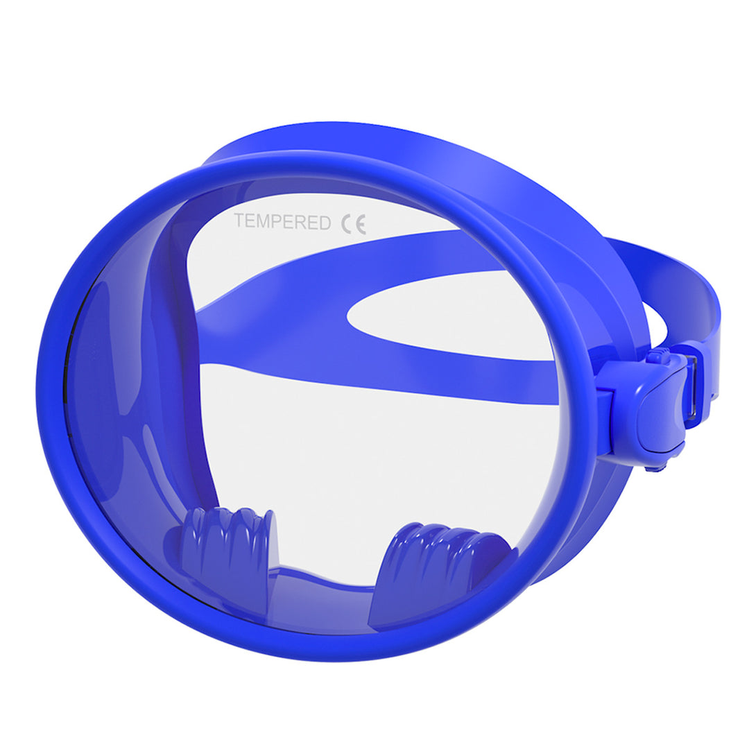 Swimming mask with ergonomic silicone sealing ring Stornfield