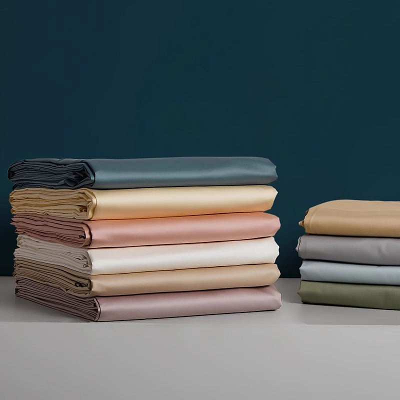 Premium Microfiber Sheet Set with Deep-Pocket Fitted Sheet and Silky Cooling Finish