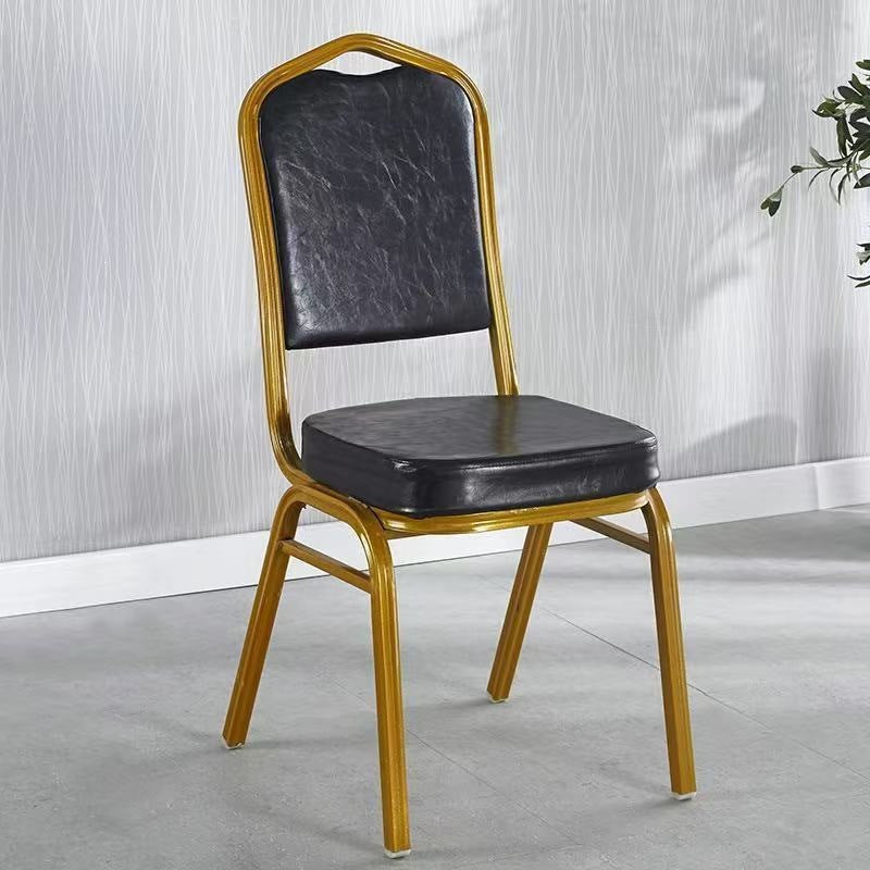 Elegant Upholstered Dining Chair with Gold Frame Stornfield