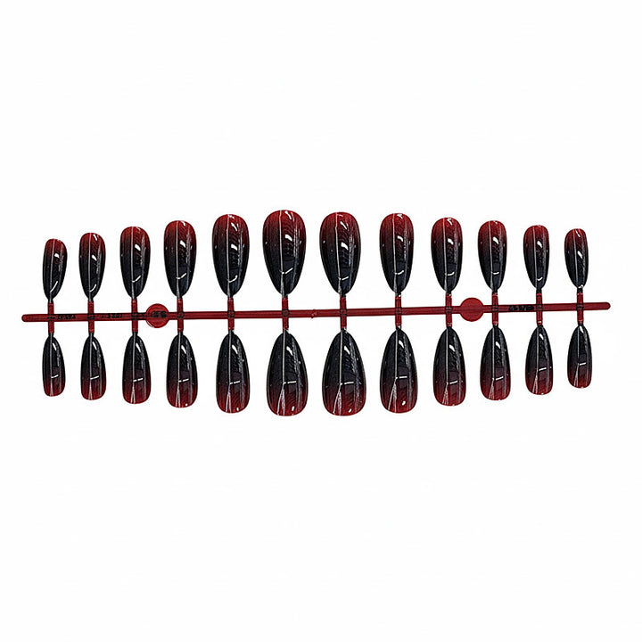 Ombre Glossy Stiletto Press-On Nails Stornfield