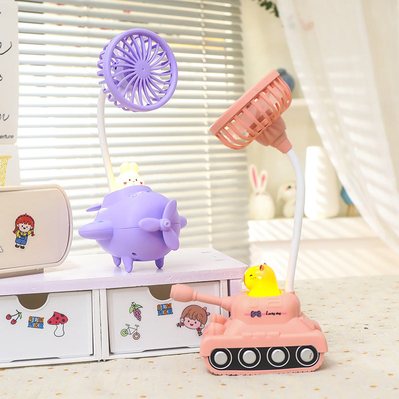 Women USB Nebulizer Cooler Fan in Creative Tank Design Stornfield