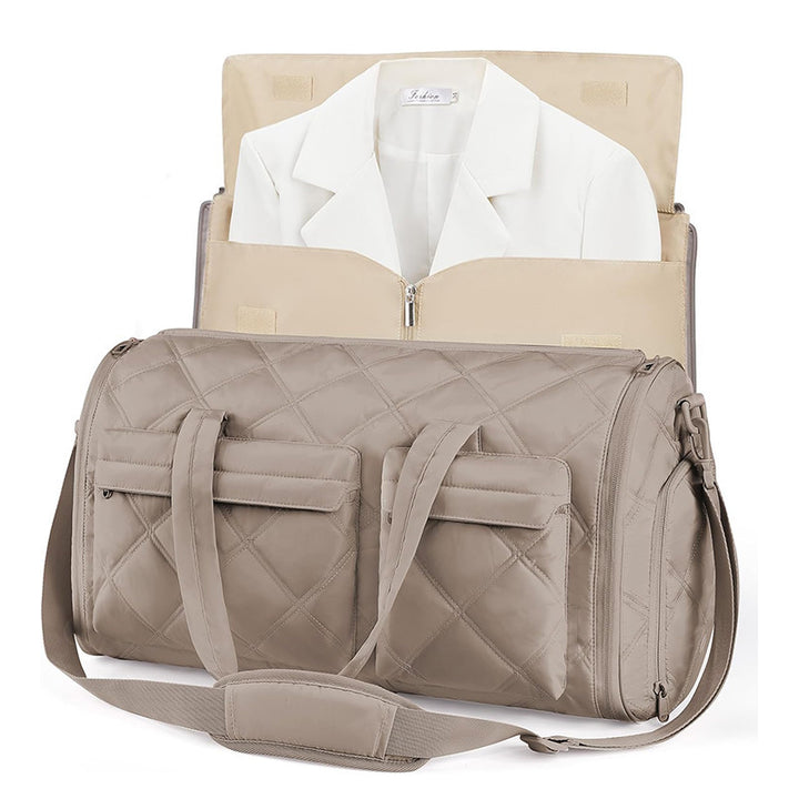 Elegant Travel Bag with Integrated Suit Compartment Stornfield