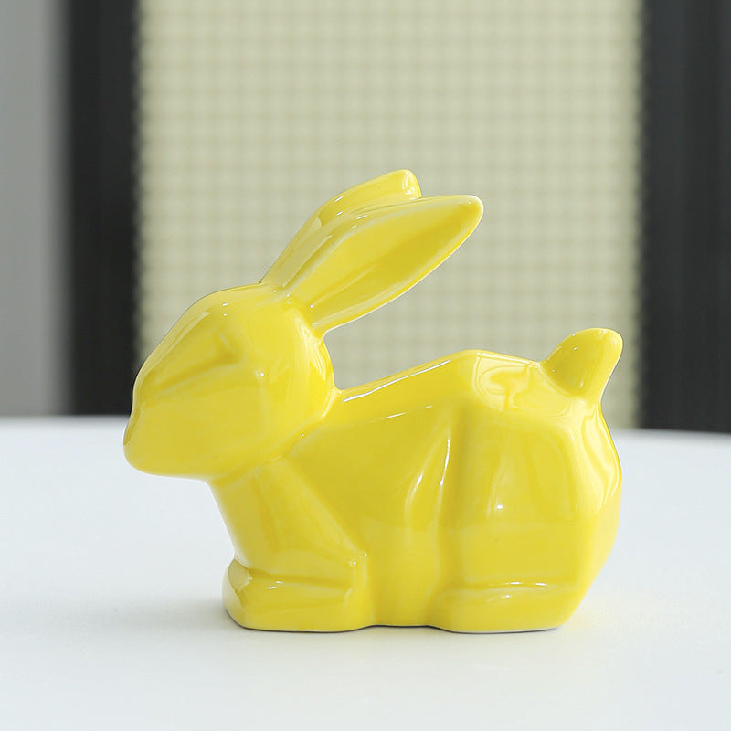 Decorative Ceramic Bunny Sculpture Stornfeild