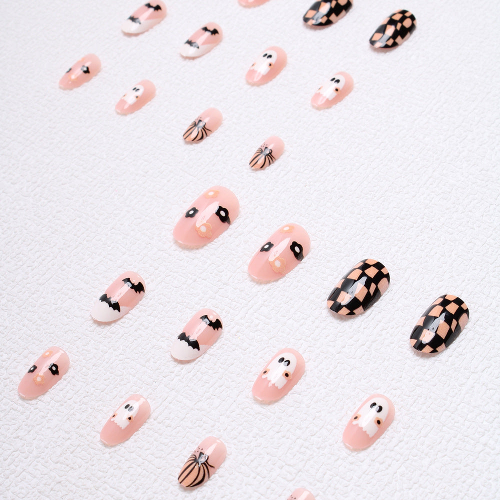 Halloween-Themed Press-On Nail Art Stornfield 1787370325