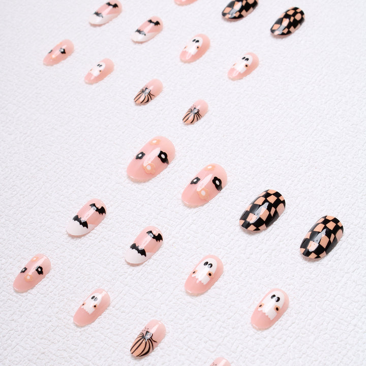 Halloween-Themed Press-On Nail Art Stornfield 1787370325