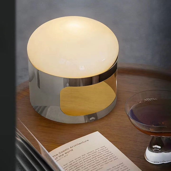 Modern Stylish Table Lamp with Chrome Base