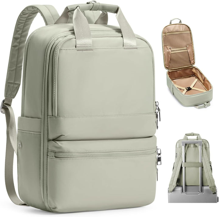 Travel backpack with integrated laptop compartment and organizer Stornfield