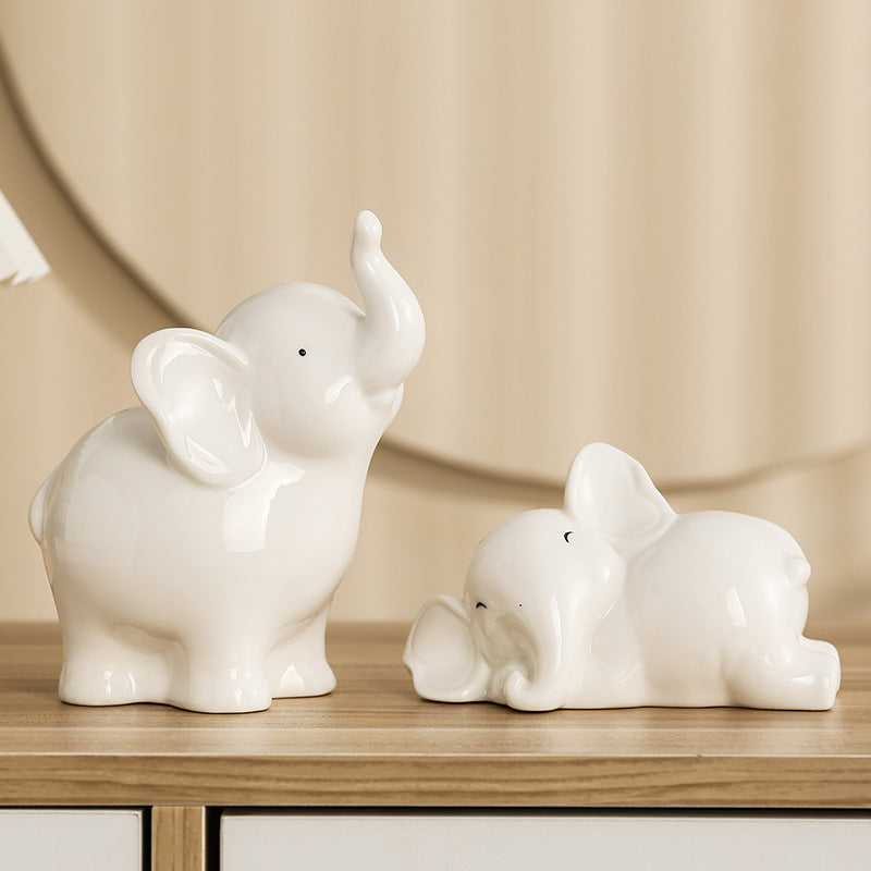 Playful and elegant elephant decorative figure Stornfield
