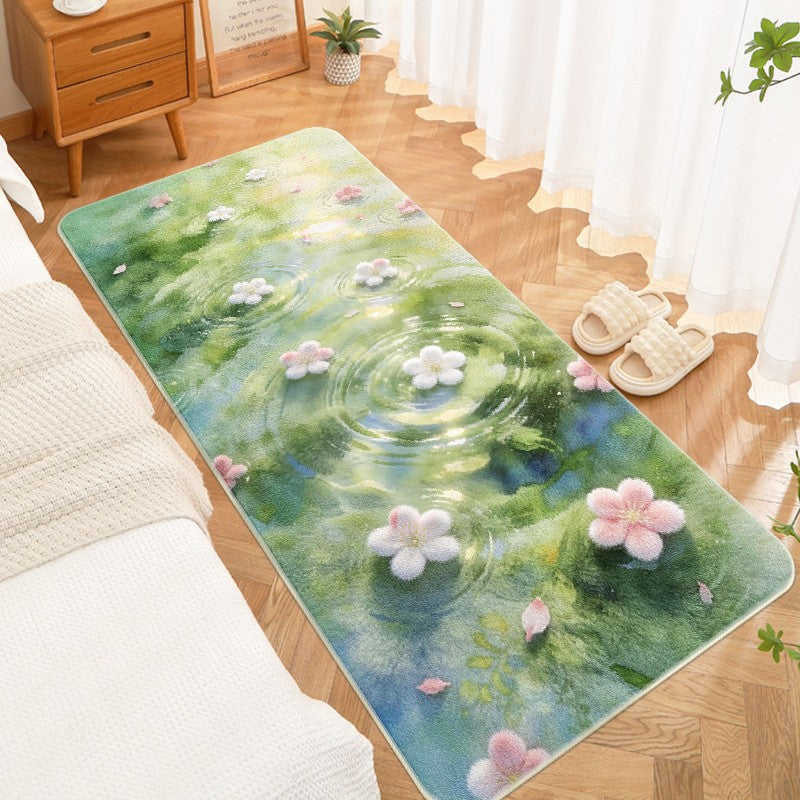 Floral Water-Resistant Area Mat