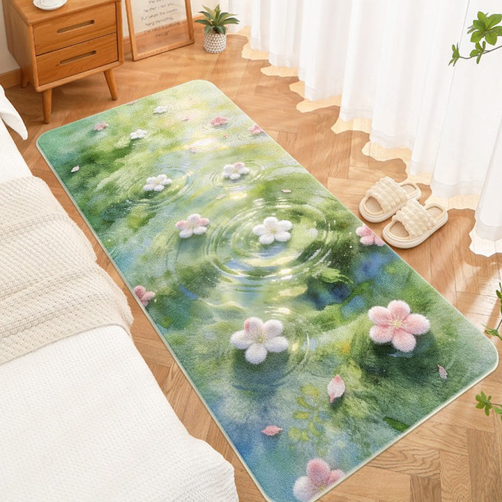 Floral Water-Resistant Area Mat