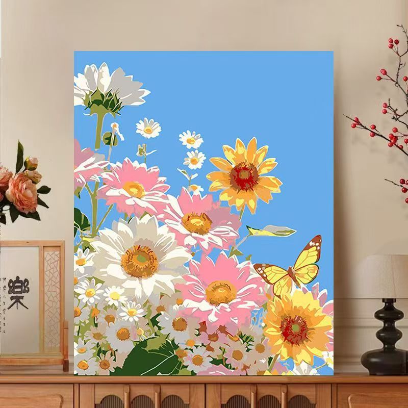 Floral Impressionist Canvas Art Print Stornfield