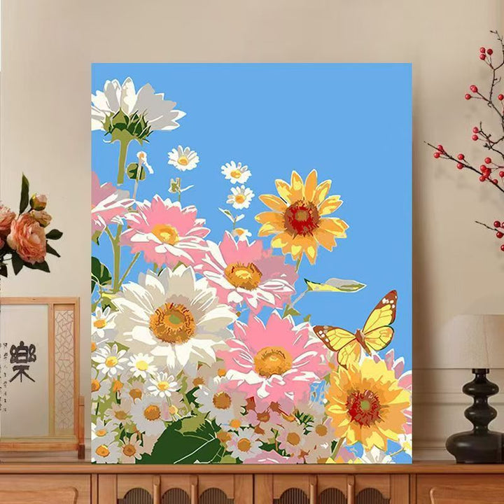Floral Impressionist Canvas Art Print Stornfield