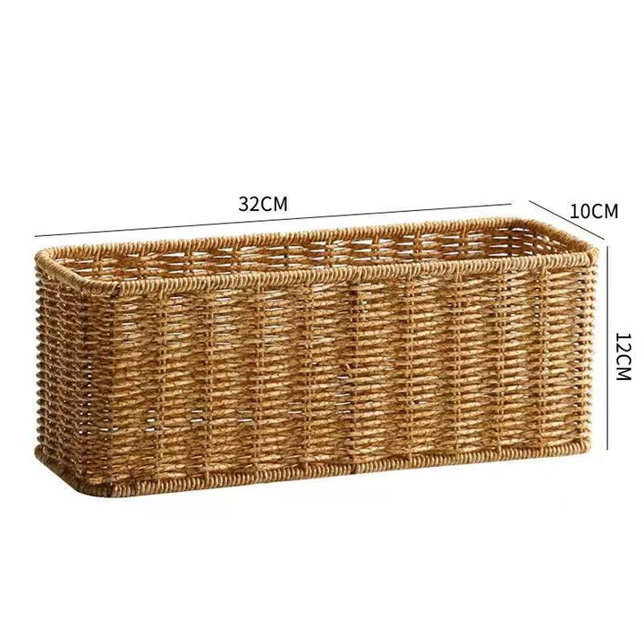 Rectangular Handwoven Storage Basket Stornfield
