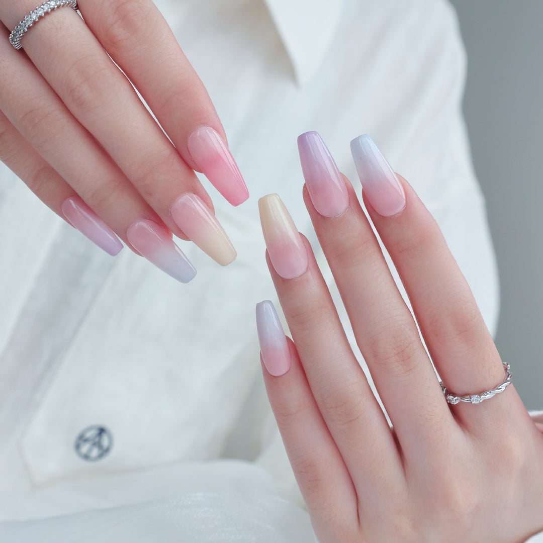 Ombre Press-On Nails Set