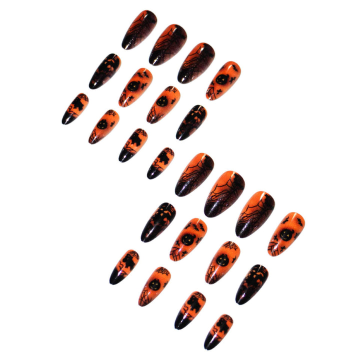 Halloween-Themed Decorative Press-On Nail Art Stornfield