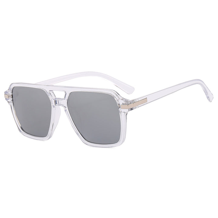 Women's fashionable square sunglasses with elegant metal finish Stornfield