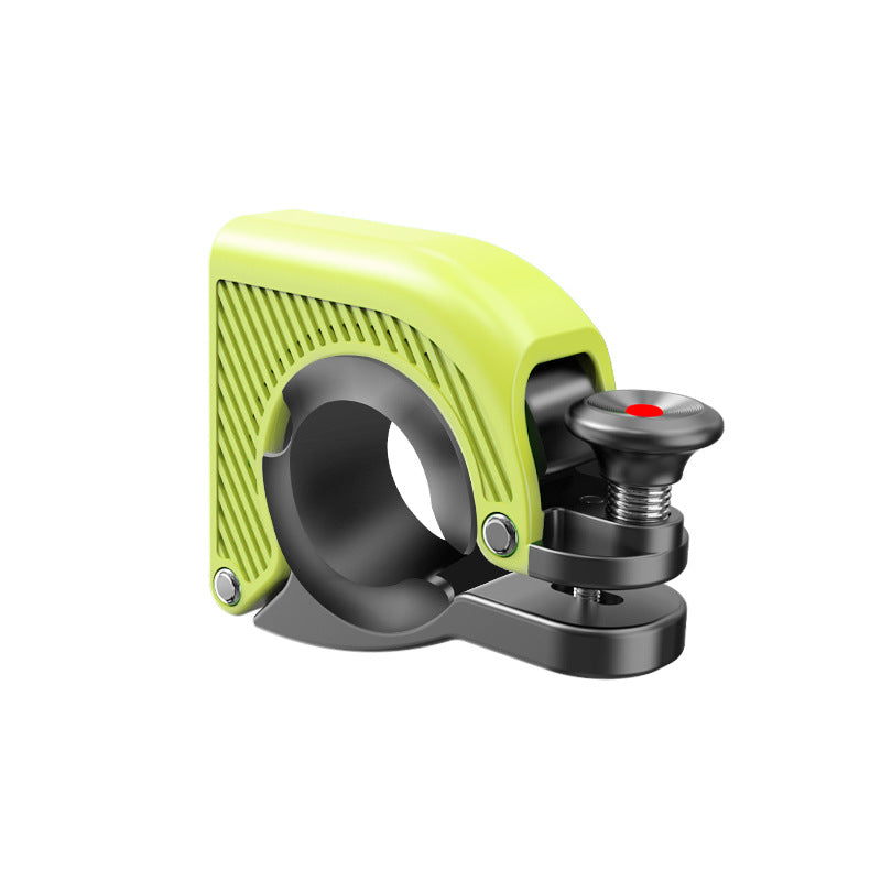 compact handlebar bell clamp with quick release knob Stornfield