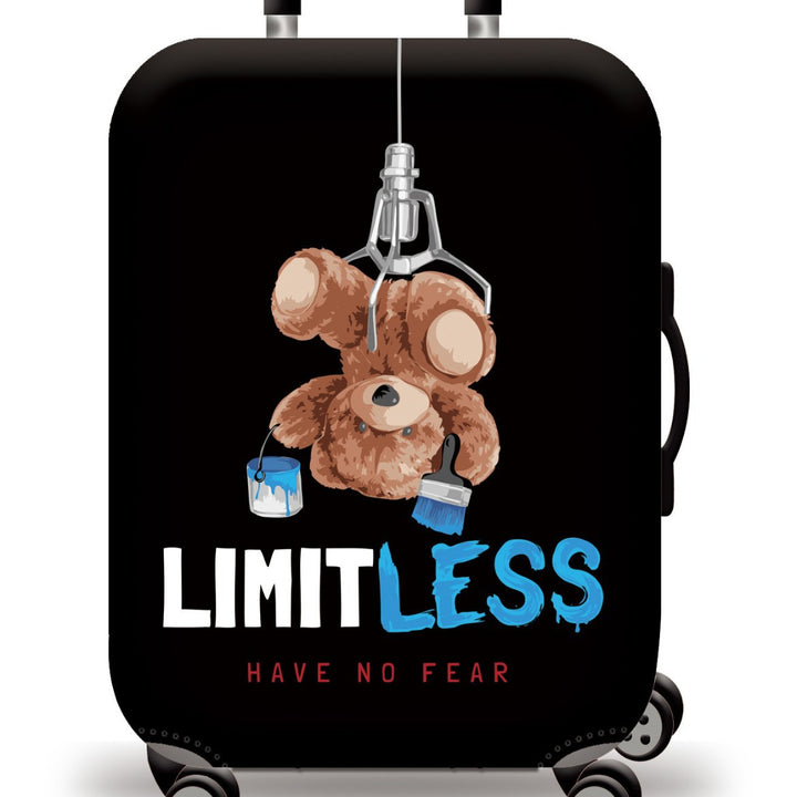 Unisex nan Kids Trolley Suitcase with cute teddy bear design, hard shell, telescopic handle and four swivel wheels Stornfield