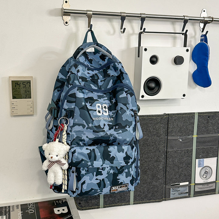 Versatile Camouflage Backpack with Multi-Pocket Design Stornfield