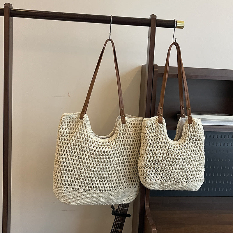 Handwoven Seagrass Beach Tote