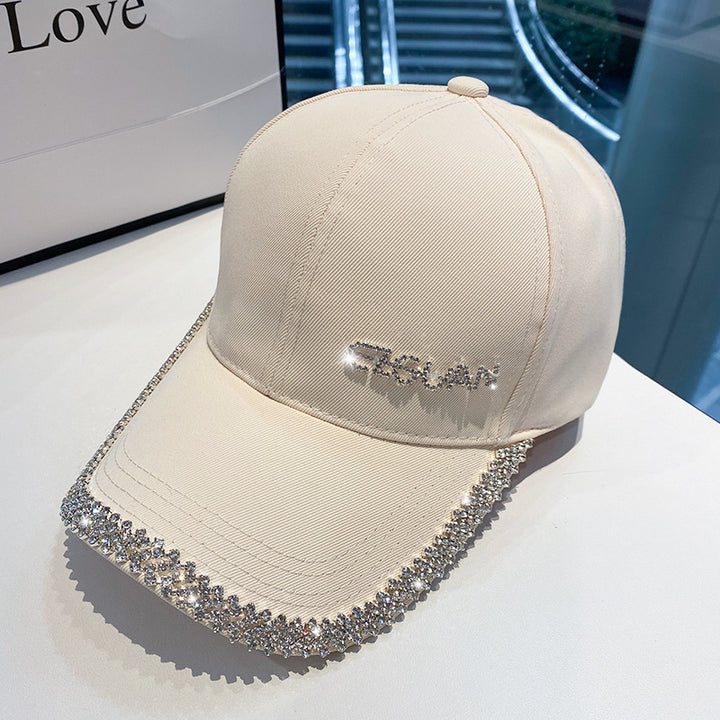 Women's Sparkling Rhinestone-Trimmed Baseball Cap Stornfield