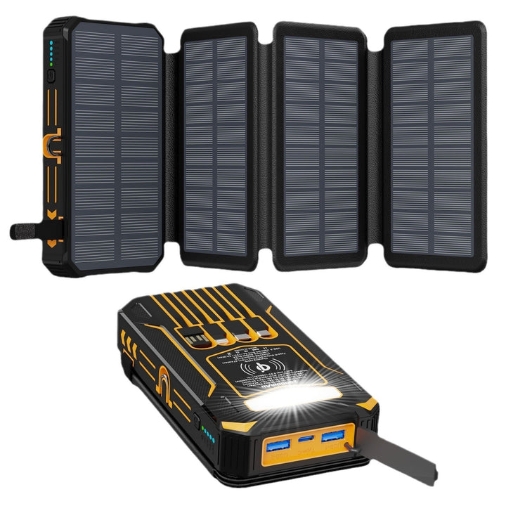 Solar-powered Power Bank with Fast Charging Function from Stornfield
