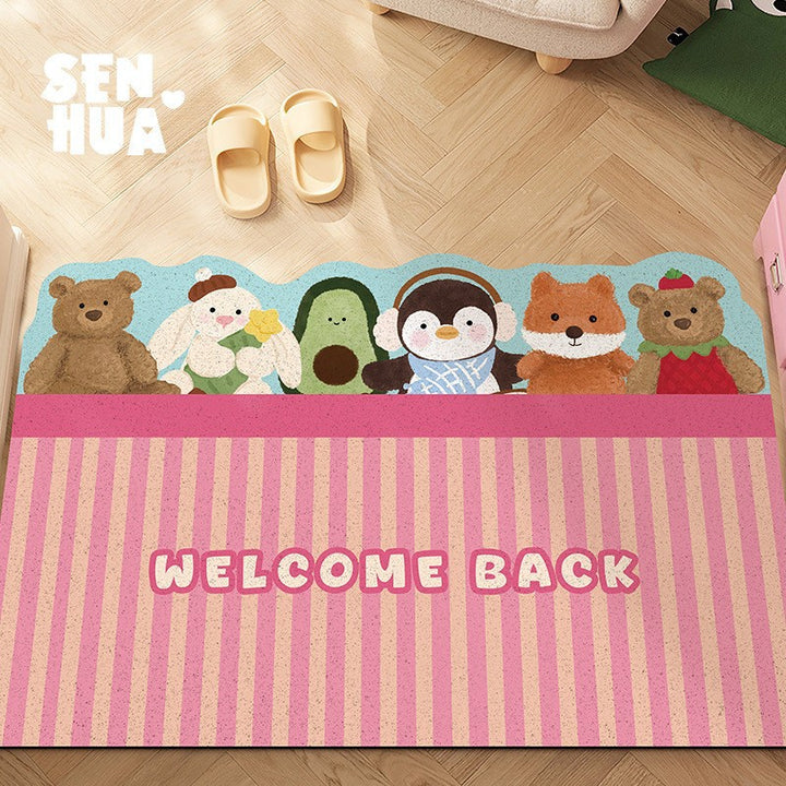 Cozy Cartoon Welcome Mat Stornfield