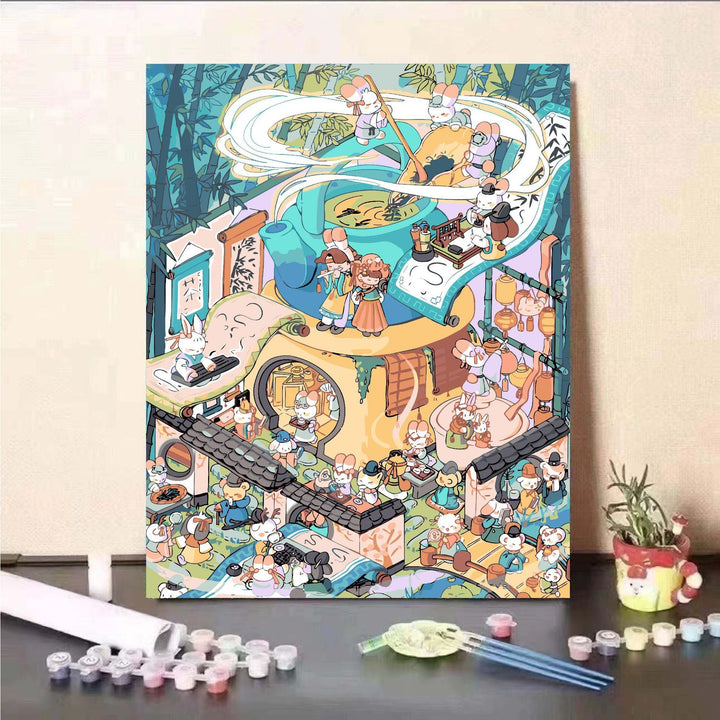 Scenic Landscape Paint by Numbers Kit Stornfield