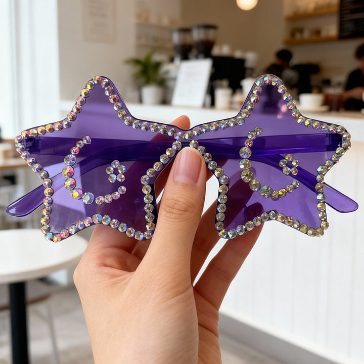 Star-Shaped Rhinestone Sunglasses Stornfield
