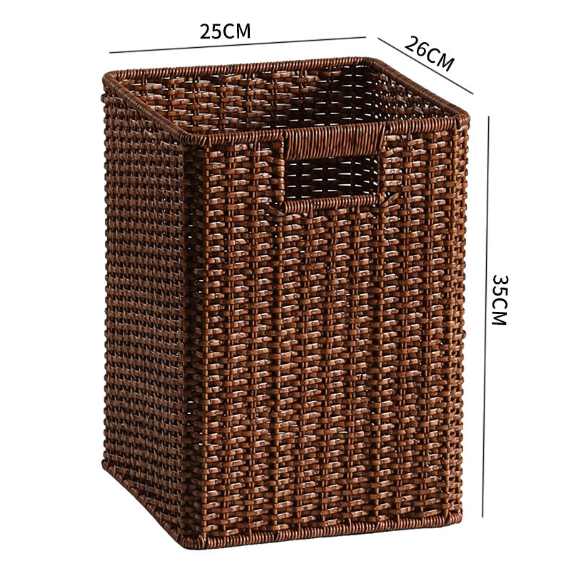 Large Woven Storage Bin with Ergonomic Cutout Handles Stornfield