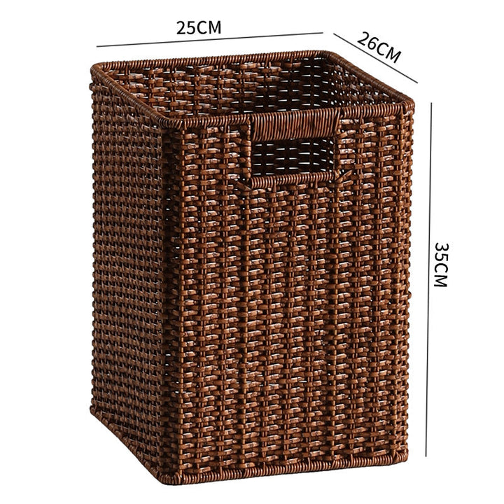 Large Woven Storage Bin with Ergonomic Cutout Handles Stornfield