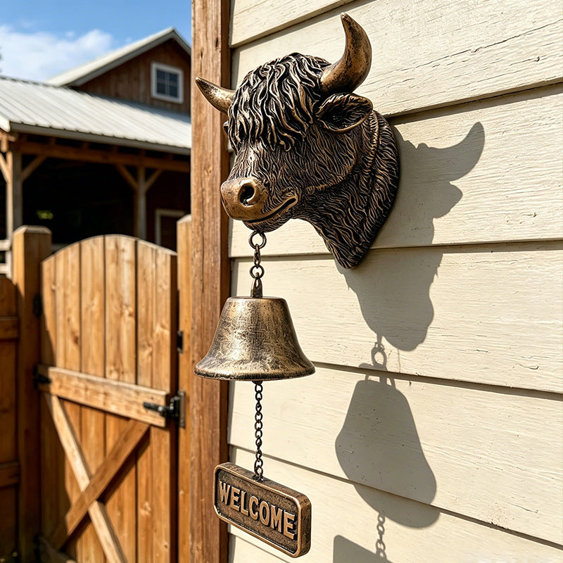 Decorative Wall-Mounted Welcome Bell