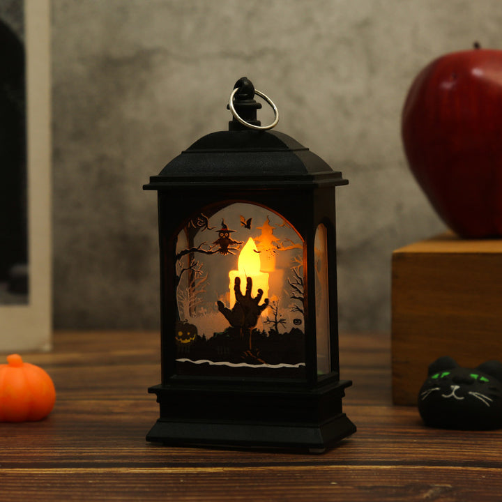 Nostalgic Lantern with Halloween Motif Stornfield
