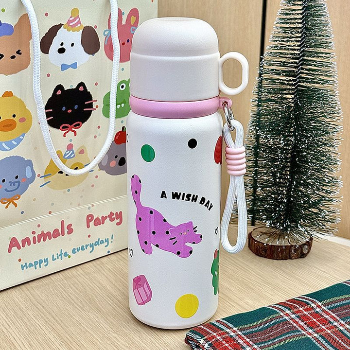 Women's insulated bottle with cheerful polka dot pattern Stornfield