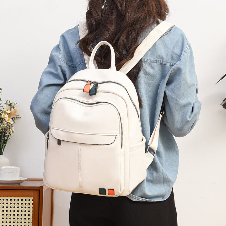 Leather Multi-Compartment Backpack Stornfield