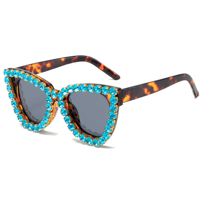 Women’s extravagant oversized sunglasses with crystal embellishments Stornfield