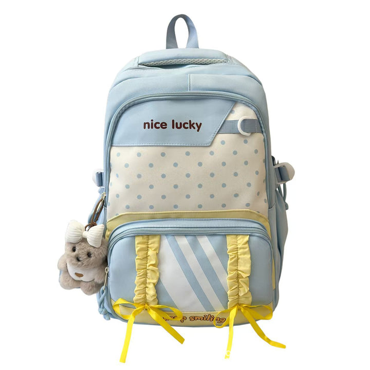 Backpack with Playful Design and Many Compartments Stornfield