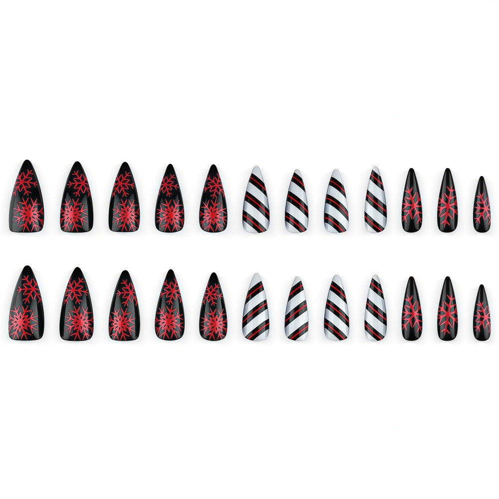 Artificial nails in elegant stiletto design with silky finish Stornfield