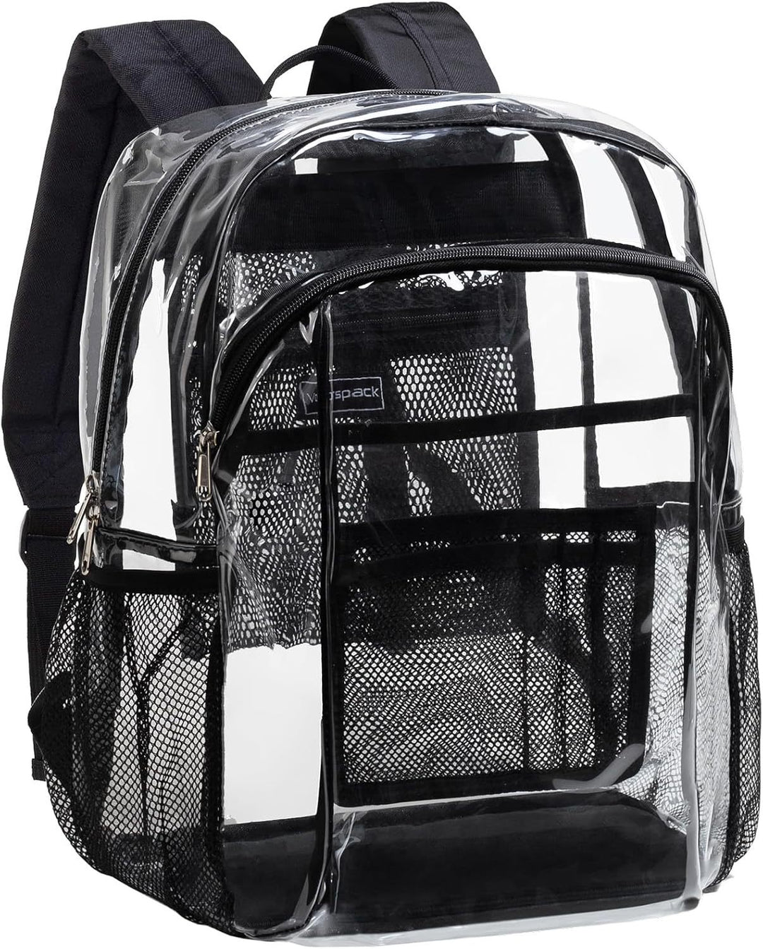 Transparent school bag with breathable mesh pockets Stornfield
