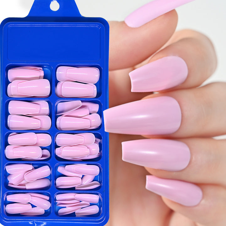 Luxurious Long Dual-Shape False Nail Set Stornfield