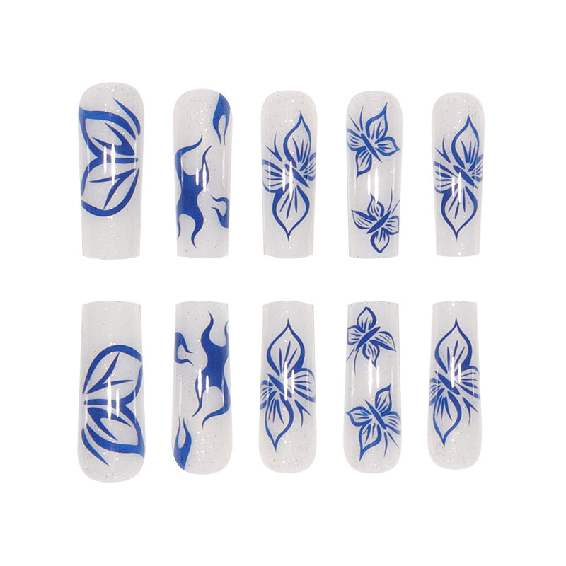 Floral-Inspired Stiletto Press-On Nails Stornfield