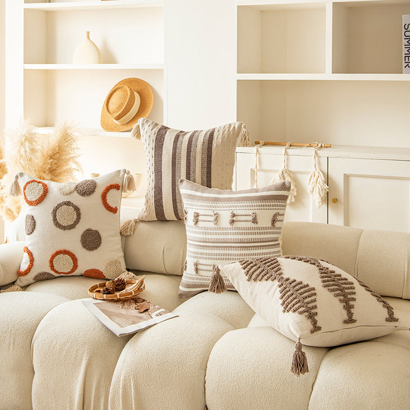 Handmade Woven Throw Pillow