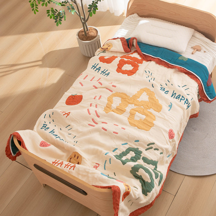 Women's bedspread with cute animal and fairy tale motif Stornfield