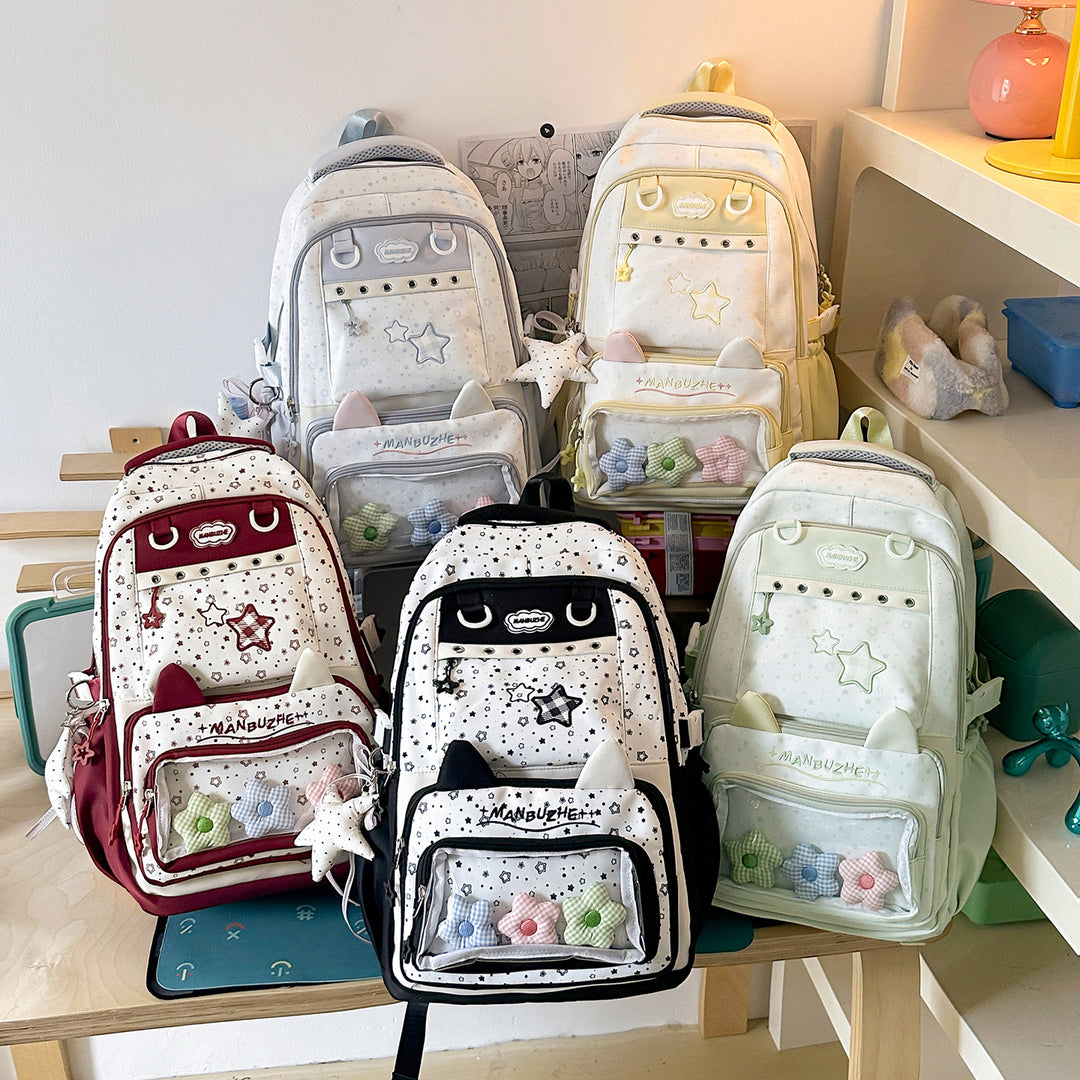 Fun-Themed Plush Backpack Stornfield