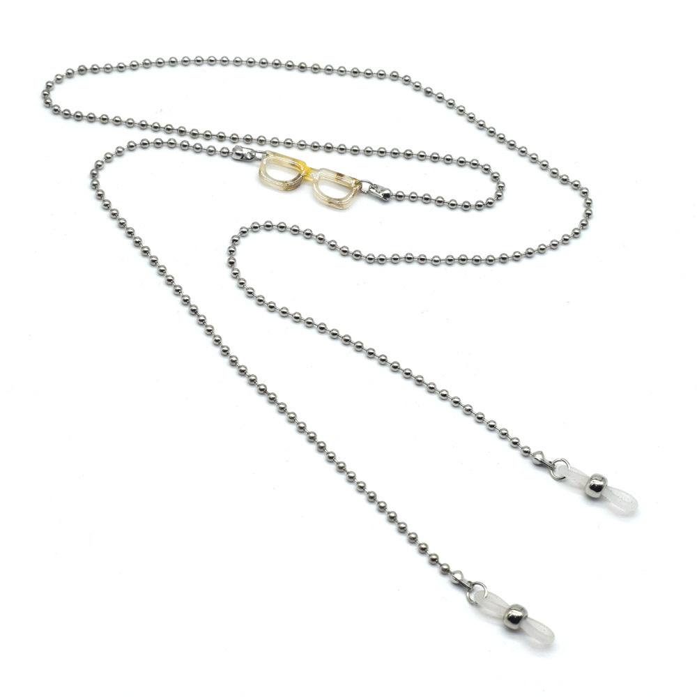 Adjustable Silver Eyewear Chain Stornfield