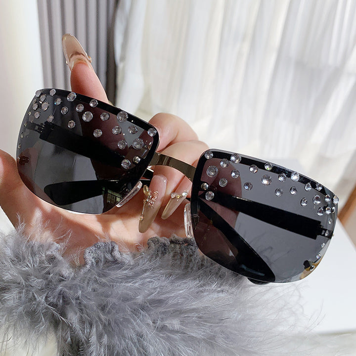 Women's Glamorous Sunglasses with Glitter Accents Stornfield