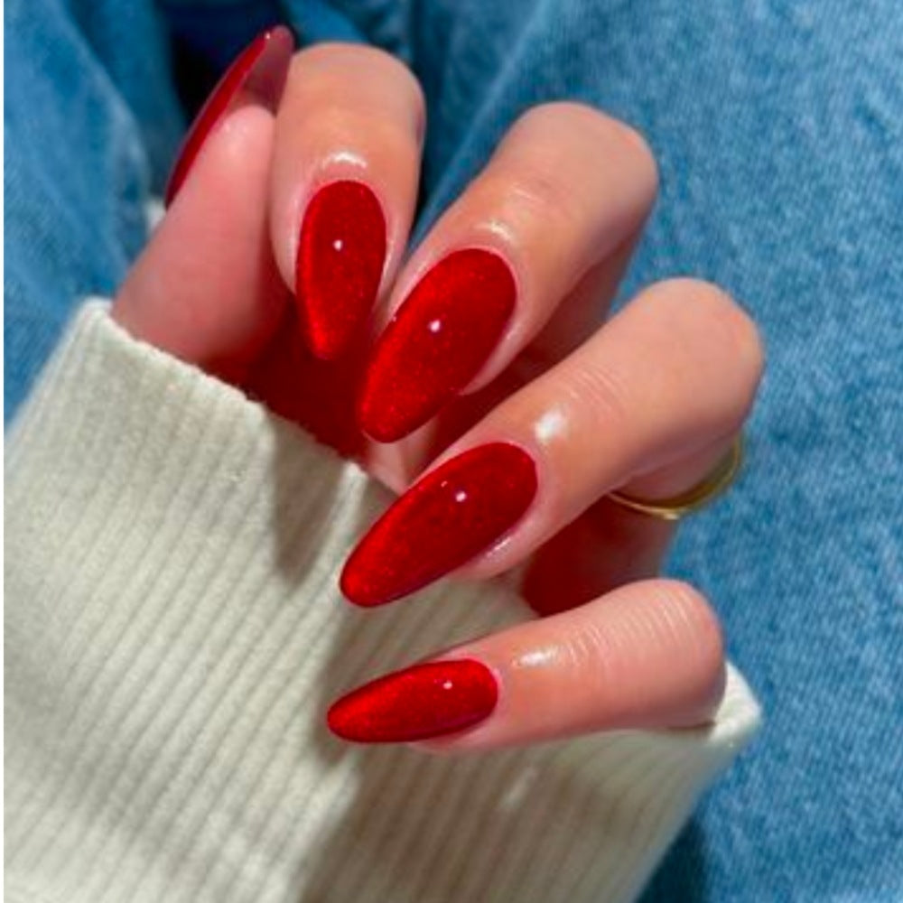 Glamorously Long Almond-Shaped Press-On Nails Stornfield