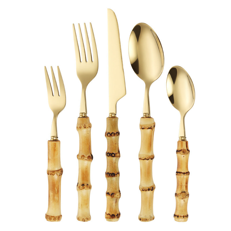 Bamboo Handle Salad Fork Stornfield