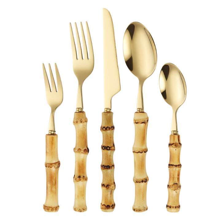 Bamboo Handle Salad Fork Stornfield